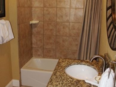 Bathroom with Shower Over Tub